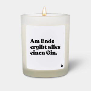 Am Ende ergibt alles einen Gin. - Woody