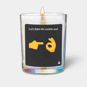 Let's light this candle and 👉👌